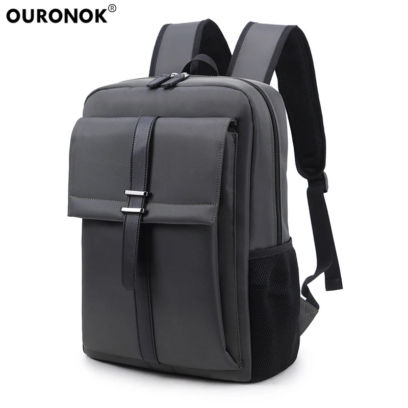 OURONOK 2018 Новая мужская сумка через плечо деловой рюкзак для мужчин и женщин