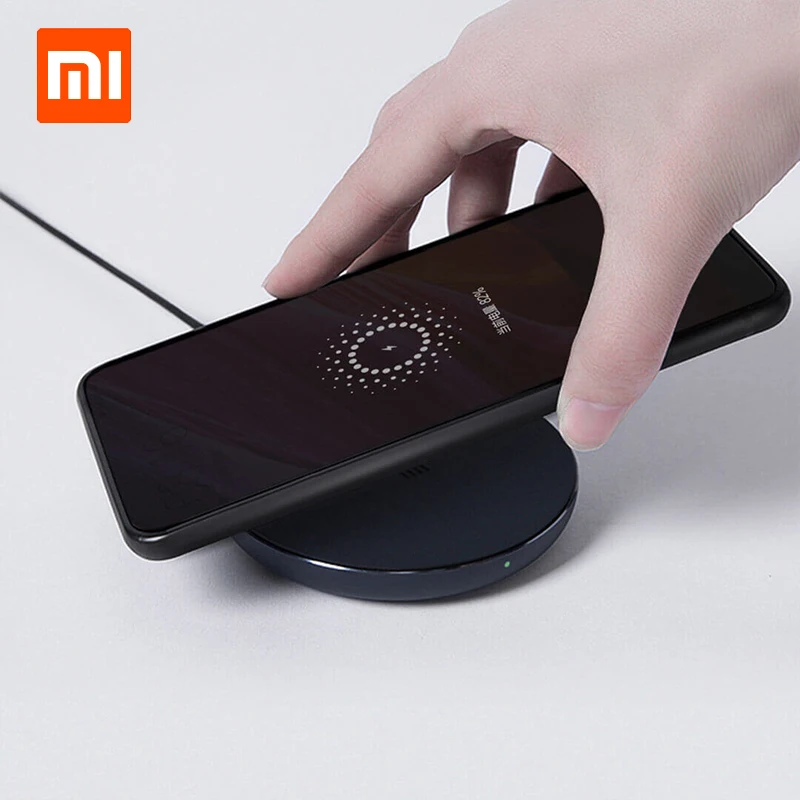 Оригинальное Беспроводное зарядное устройство Xiaomi Qi Smart Quick Charge быстрое для Mi MIX 2S