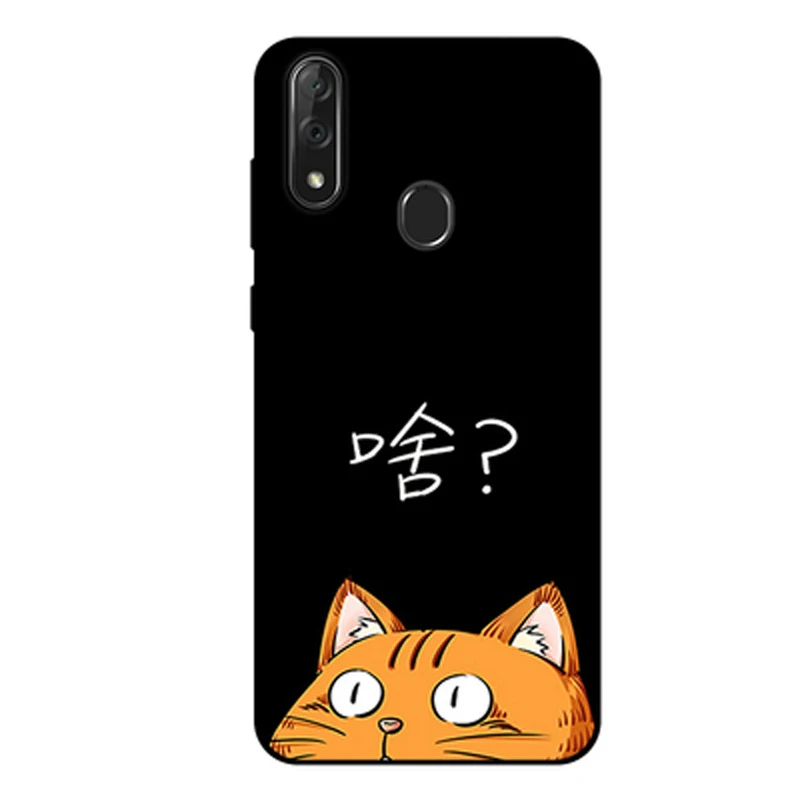 Мягкий чехол с рисунком кота для ZTE Blade V10 мягкий силиконовый из ТПУ V 10 BladeV10 |
