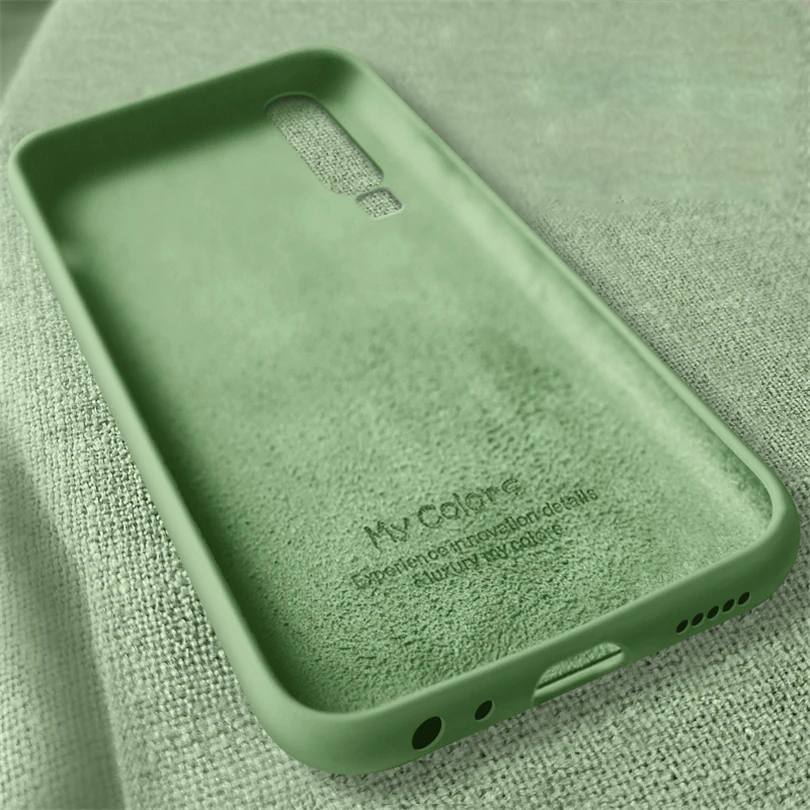 Чехол для Huawei Nova 3 4 3e 4e 3i мягкие чехлы из жидкого силикона противоударный