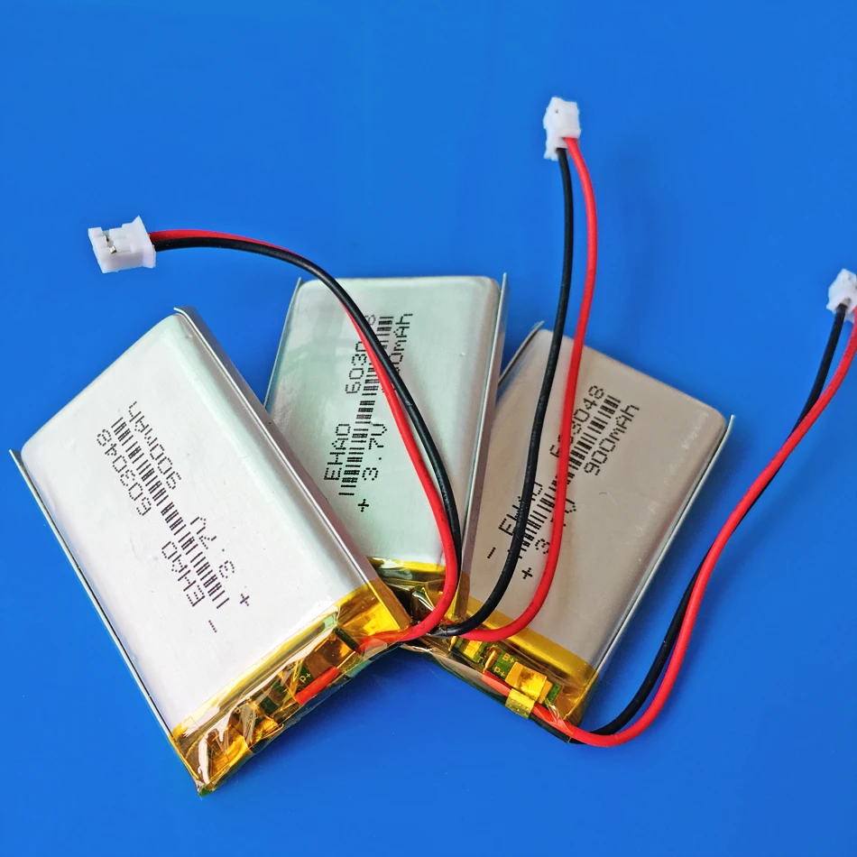 10 шт. 3 7 V 900mAh 603048 lipo полимерная литиевая аккумуляторная батарея JST 2 0 мм для MP3 GPS DVD