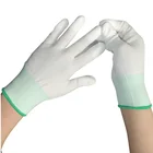 Перчатки с полиуретановым покрытием, нейлоновые перчатки с покрытием, чистые перчатки, вязаныеантистатические перчатки