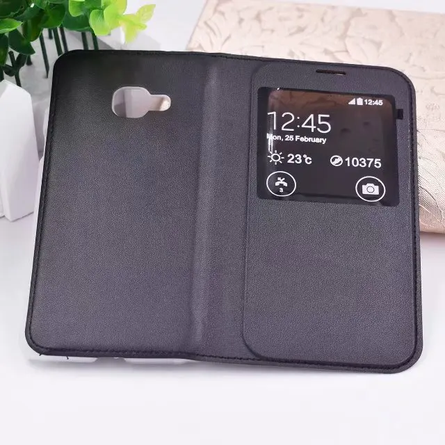 Для samsung Galaxy Xcover 4 G390F 5," Xcover4 чехол с окошком из искусственной кожи противоударный защитный чехол для мобильного телефона черные чехлы на заднюю крышку
