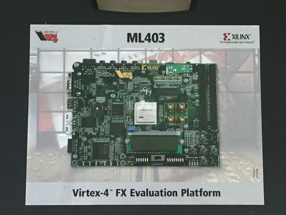 XILINX FPGA Новая плата VIRTEX-4 HW-V4-ML403-G PowerPC новый комплект | Электронные компоненты и