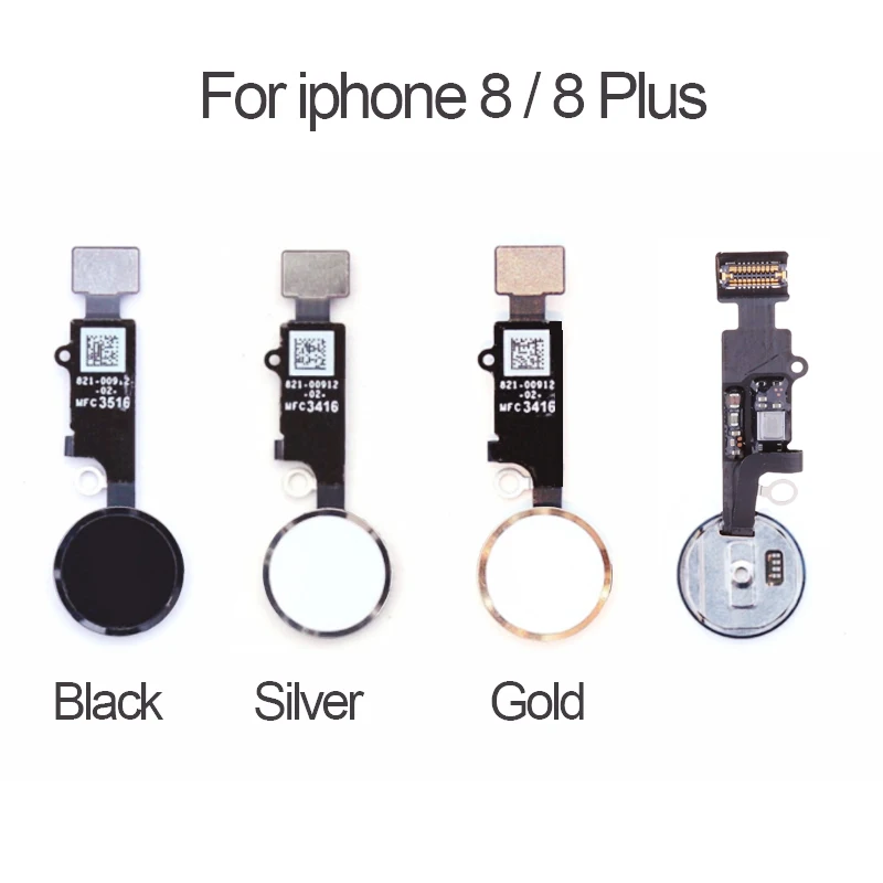 Кнопка домой с гибким кабелем для iPhone 5 5S 6 6S 6Plus Plus 7 7Plus 8 8Plus кнопка гибкая сборка