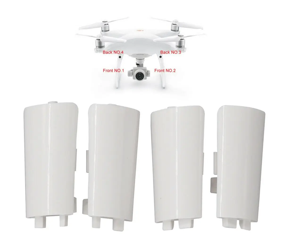 4 шт. декоративная крышка для шасси DJI Phantom Pro / Advanced|Корпусы дронов| |