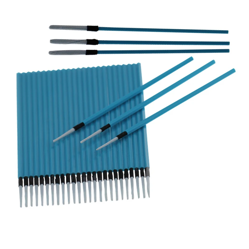 

100 PCS/Bag Fiber end face cleane OAM 1.25mm / 2.5mm OAM optical fiber cleaning stick for LC, MU SC FC Fiber Optic Connectors
