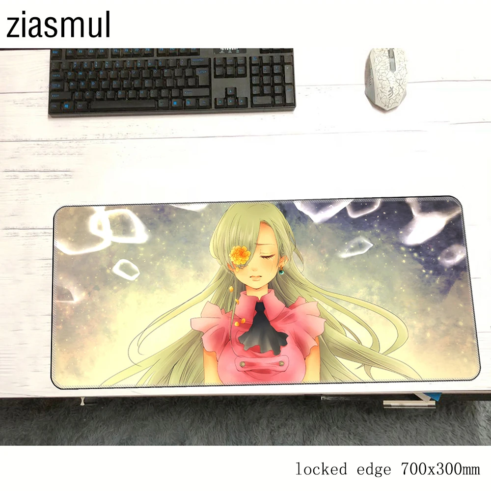 Коврик для мыши Seven deadly sins 700x300x3 мм великолепный компьютерный коврик игровые