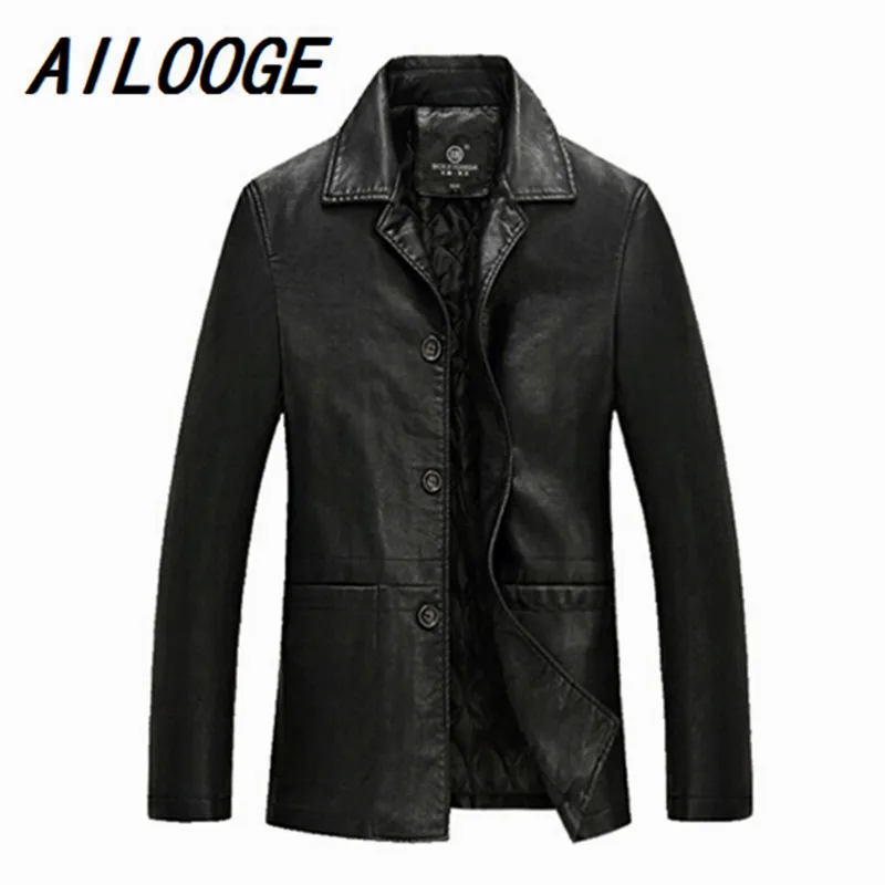 

High Quality Thicker Winter Leather Jacket Men Mens Leather Jackets And Coats Veste Cuir Homme Chaqueta Cuero Hombre Deri Ceket