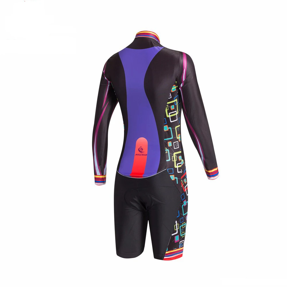 Новый ropa ciclismo mujeres велосипедный Джерси для женщин флуоресцентный цвет с длинным