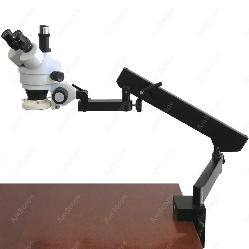 Тринокулярный шарнирный микроскоп с увеличением 3 5x 90X светильник|microscope