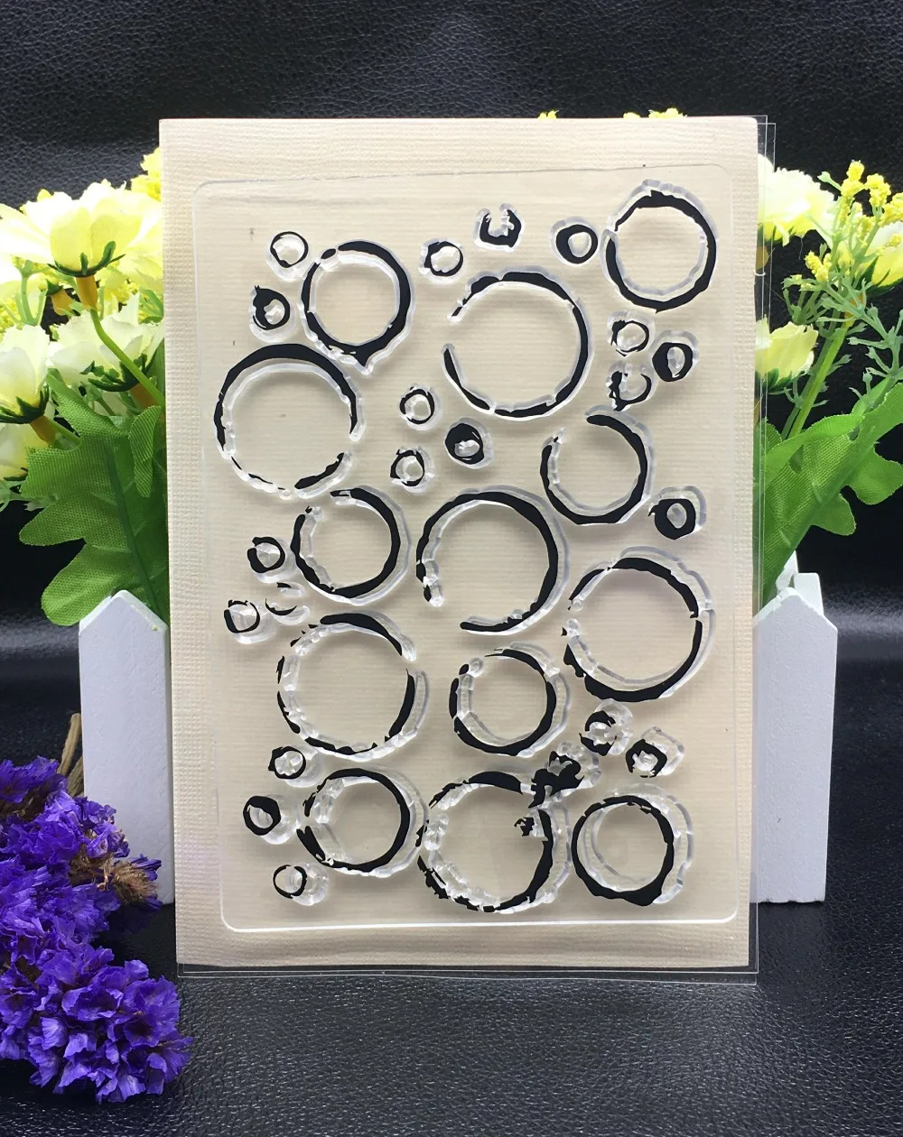 Чистый штамп для скрапбукинга фона Прозрачная силиконовая резина сделай сам