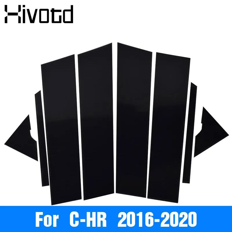 Автомобиль оконные стойки B Колонка отделкой стикеры зеркальным покрытием