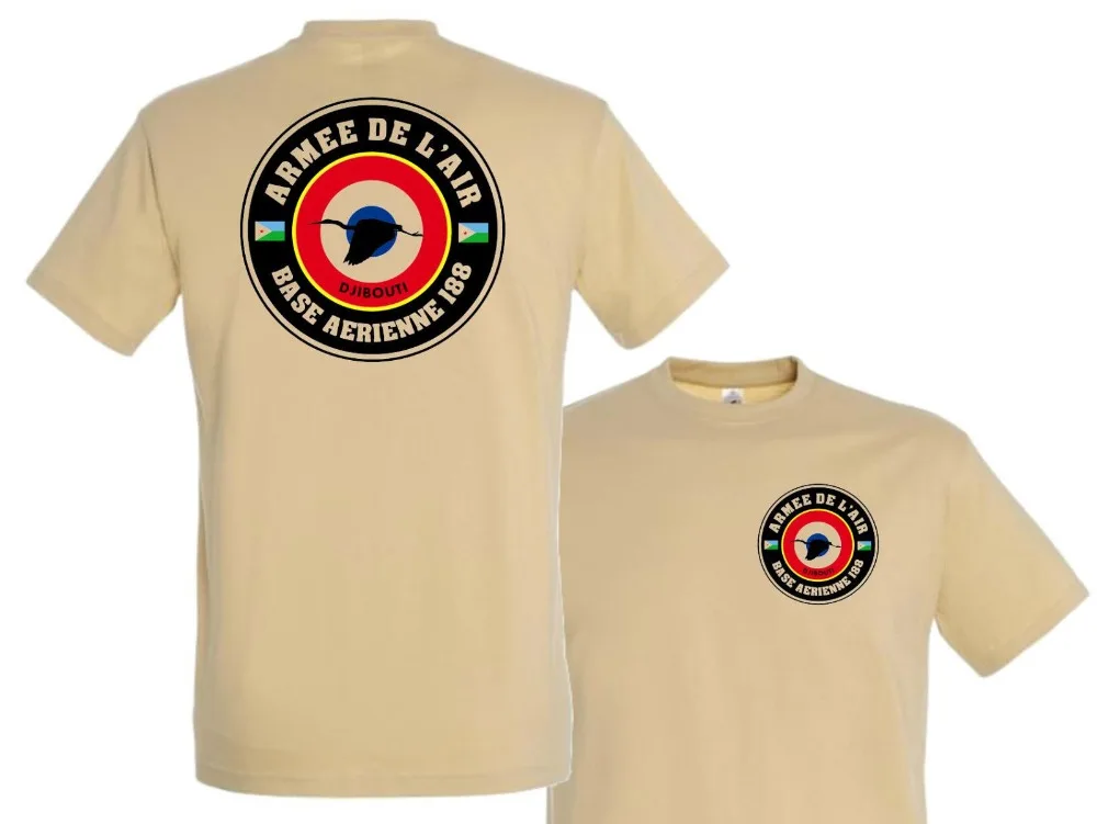 Мужская футболка с индивидуальным принтом Ba 188, джибутийская армия Франции, Opex Pilote, 2019