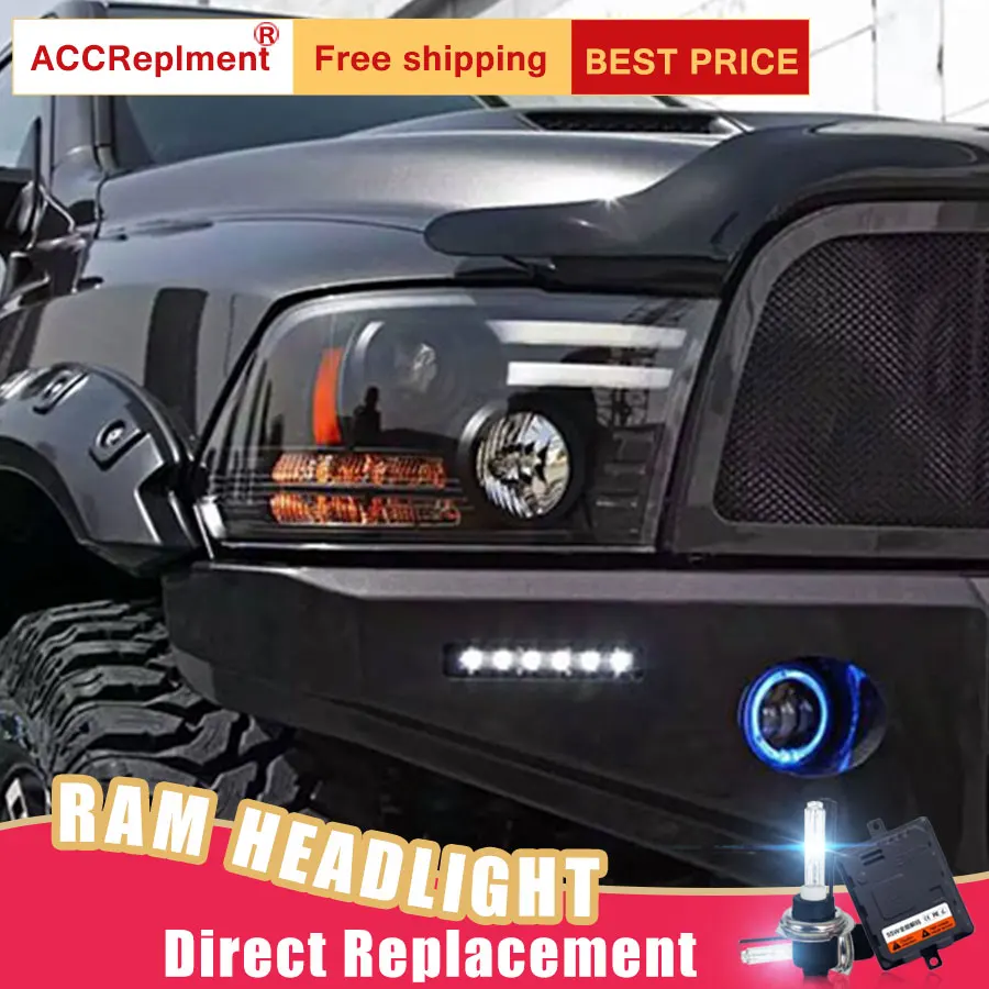2 шт. светодиодный ные фары для Dodge Ram 2011 Автомобильные ангельские глазки