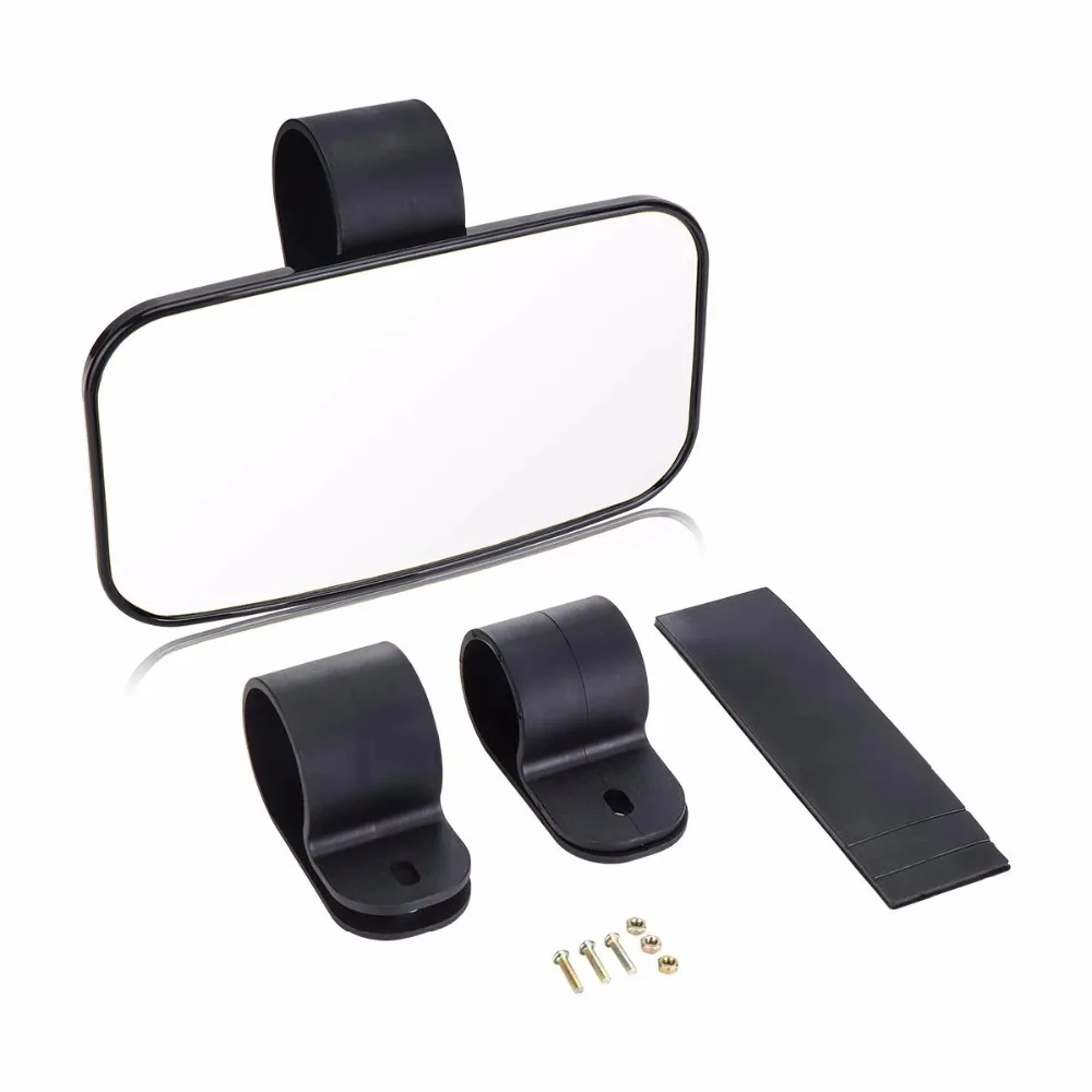 Large Adjustable UTV 1.5" 1.75" 2" Clamp Side Center RearView Mirror for Polaris RZR for Can-Am Commander 1000 for Artic Cat
