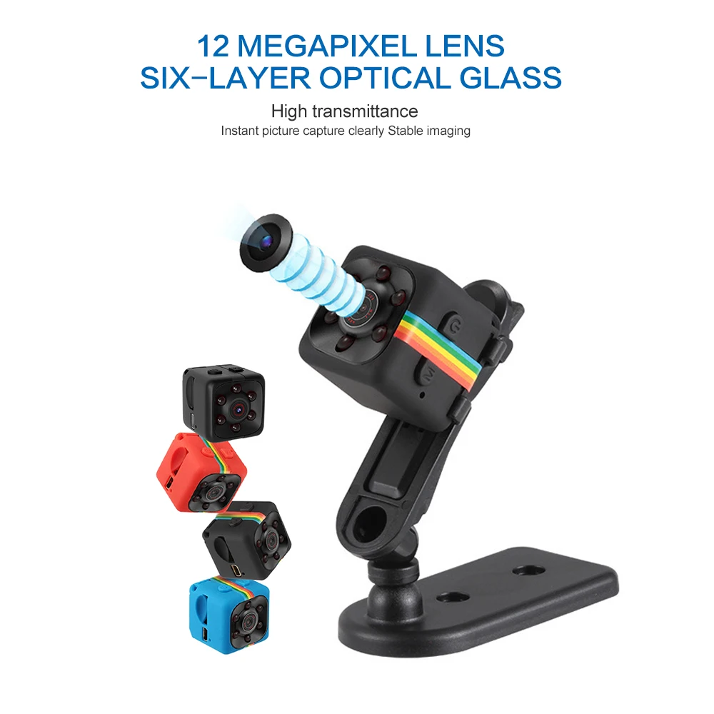 

Mini Camera SQ19 SQ11 SQ16 HD 1080P Sensor Night Vision Camcorder DVR DV Motion Recorder Camcorder Support TF card