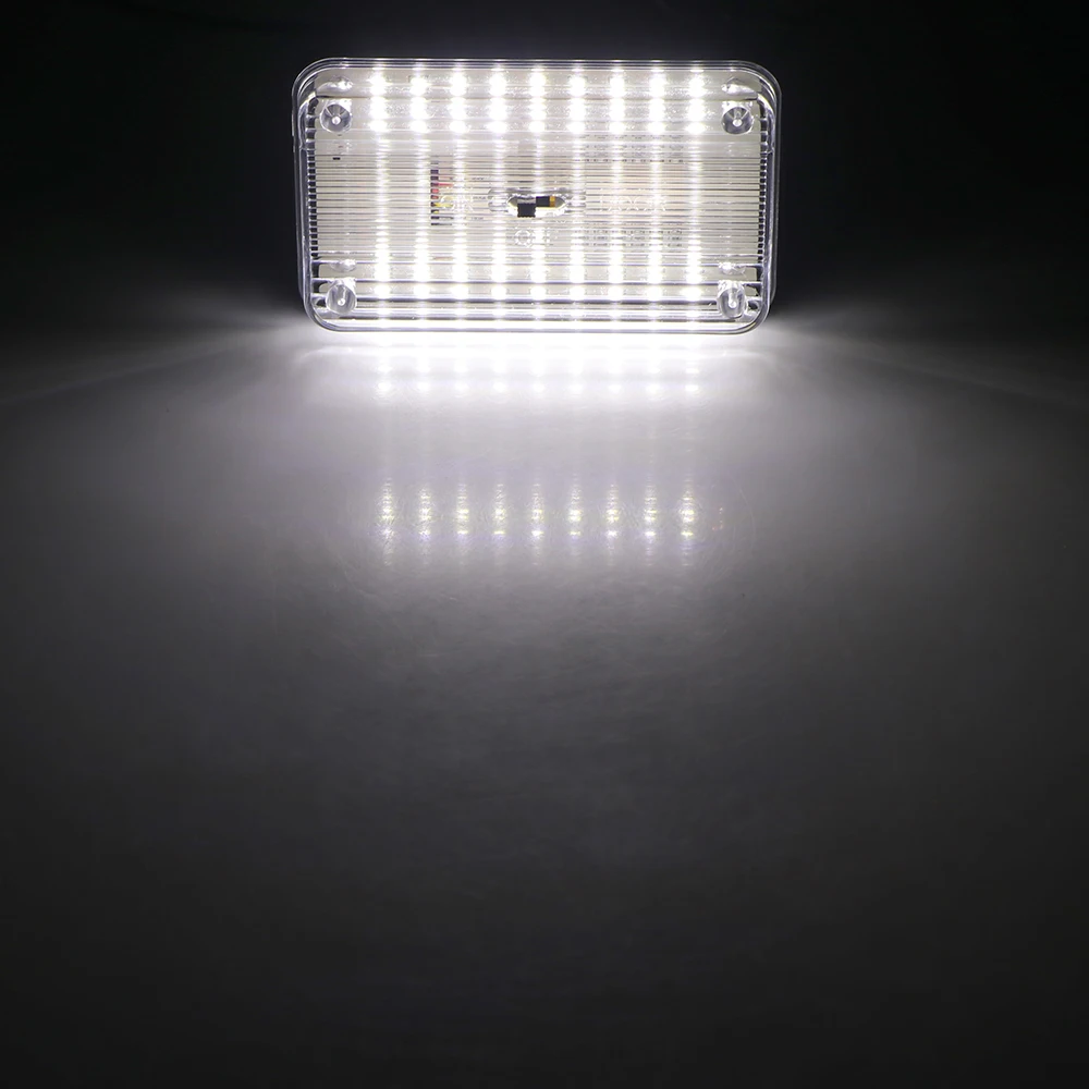 ALLOMN 36 SMD авто купольная Светодиодная потолочная интерьерная прямоугольно белая