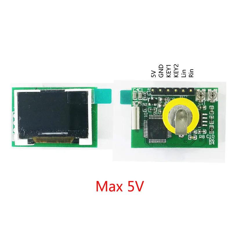 GHXAMP микро-многоцветный музыкальный модуль 0,96 дюймов 6 цветов ips цветной экран двухканальный 30*22 мм