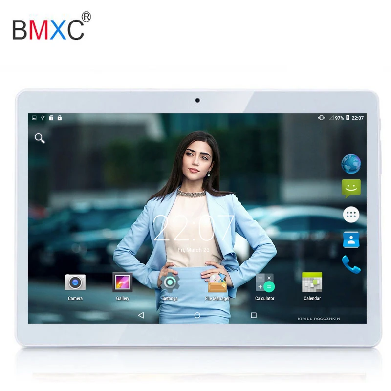 Оригинальный 10 1 дюймов Tablet pc 3g Телефонный звонок Android 7 0 Octa Core 1280X800 ips Экран Wi-Fi gps 32