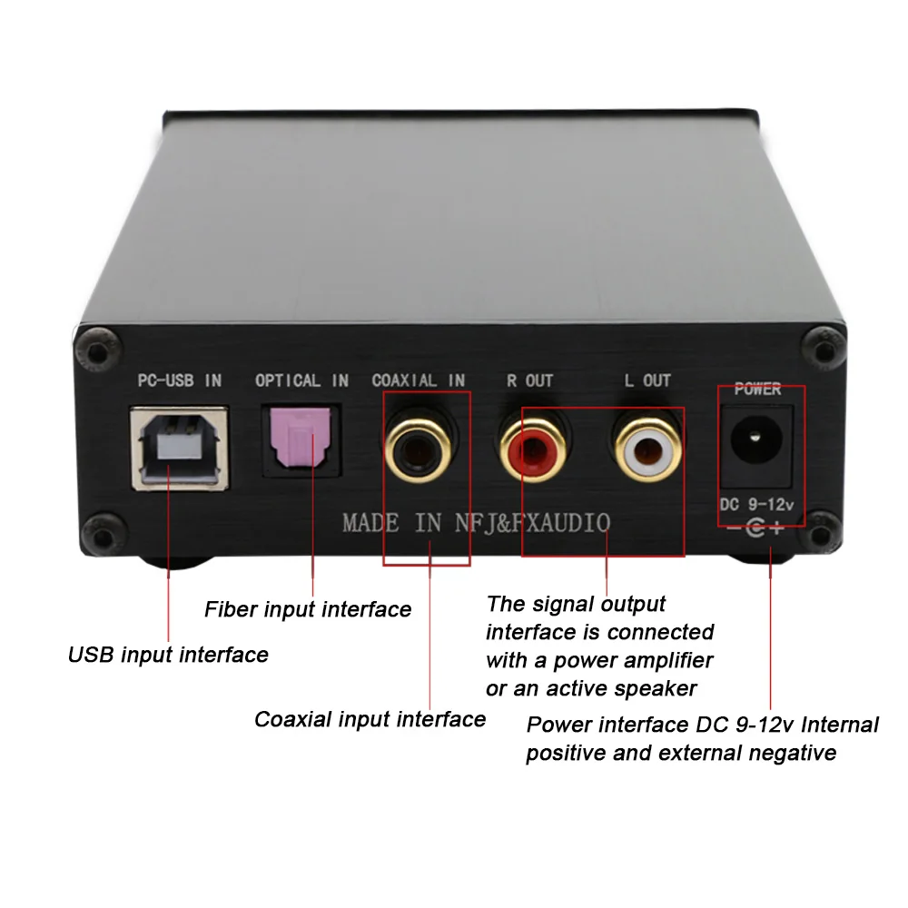 FX Audio DAC X6 HiFi 2 0 Цифровой коаксиальный декодер USB/коаксиальный/оптический выход