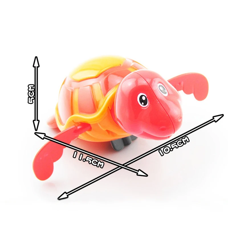 Baby Bath Toy Swim Bath Turtle Play Water Wind-up Chain Clockwork Children Bathing Cute cartoon Animal Classic Toys CL5672