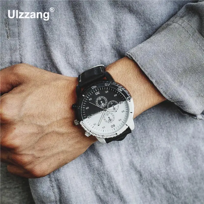 Hot Ulzzang New Sport Running 3 Eyes Soft Rubber Quartz Wristwatches Wrist Watch for Men Male Boy Students | Наручные часы