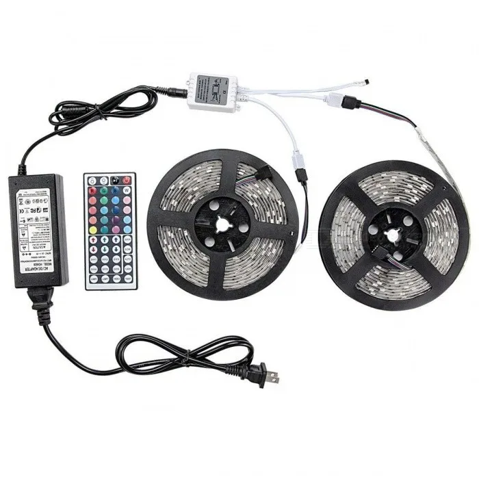72 W RGB 300 5050 SMD светодиодный свет полоса w/IR/источник питания (12 V/2*5 m)|Светодиодные