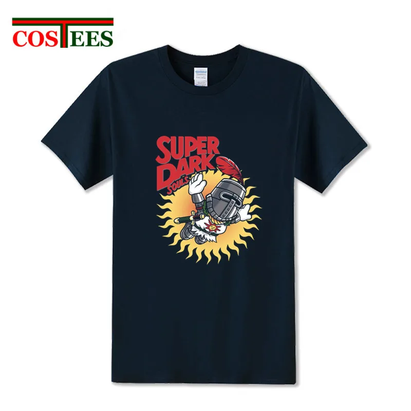2018 уникальный дизайн модная футболка Super dark souls camiseta хип хоп с принтом хвалю
