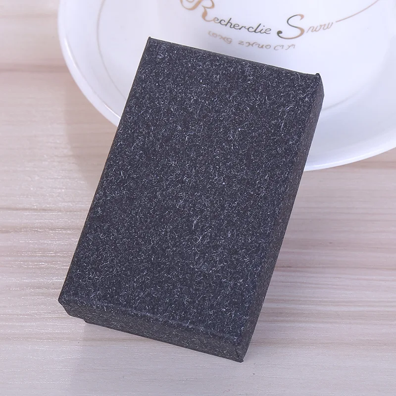 Подарочная коробка DoreenBeads для ювелирных изделий прямоугольные серьги