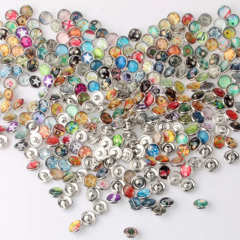 

100pcs/lot Wholesale mix many styles DIY watch 12mm snap new button watch Jewelry Free Shipping