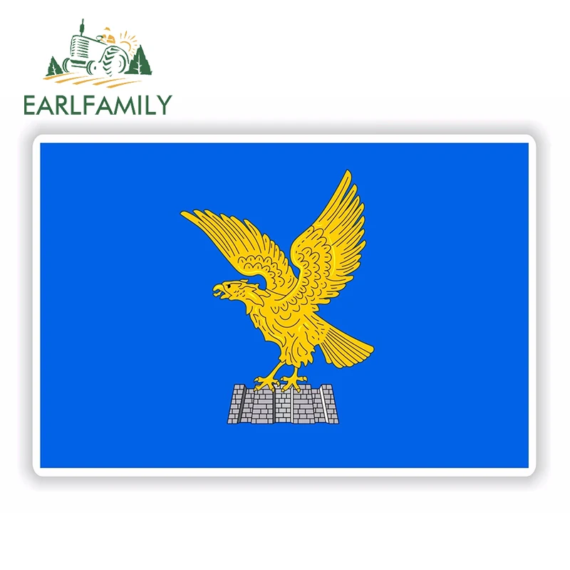 EARLFAMILY 13 см x 8 Фриули Венеция Джулия Италия флаг наклейка италия