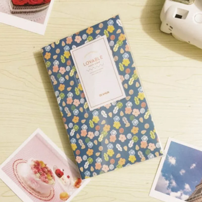 BALLE 84 кармана полосой фотоальбом для 3 дюймовых мгновенных Polaroid Fujifilm Instax Mini Фильм(случайный небольшой карты