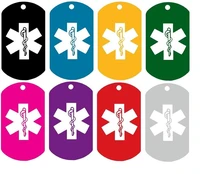 low price custom dog tags hot sales personalized engraved medical alert medical pet tag cheap dog tags custom engraved hl80501