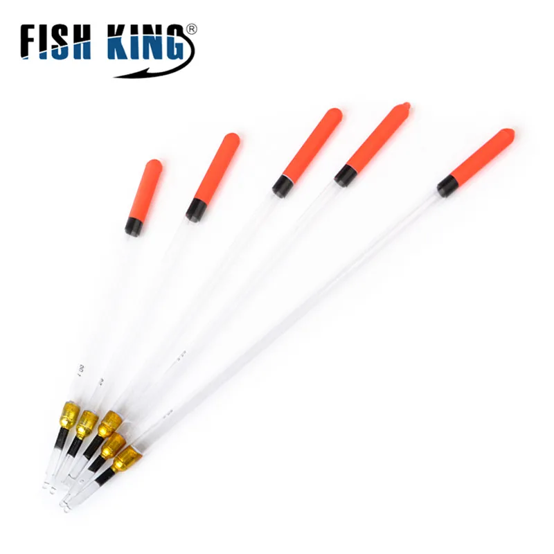 FISH KING 10 шт./лот 1 г/1 5 г/2 г 3 0 прозрачный пластиковый поплавок для ловли карпа/грубые