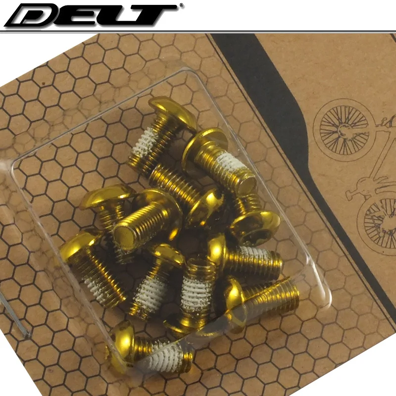 6 цветов M5x10mm MTB горная дорога Велоспорт велосипед головной диск тормозной ротор