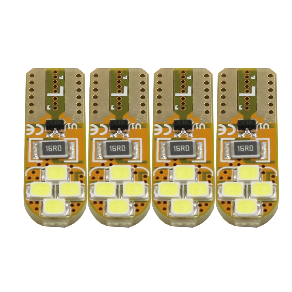 YSY 4 шт. T10 168 194 501 w5w 8smd 2835 led Canbus без ошибок автомобильный зазор обратный свет лампы