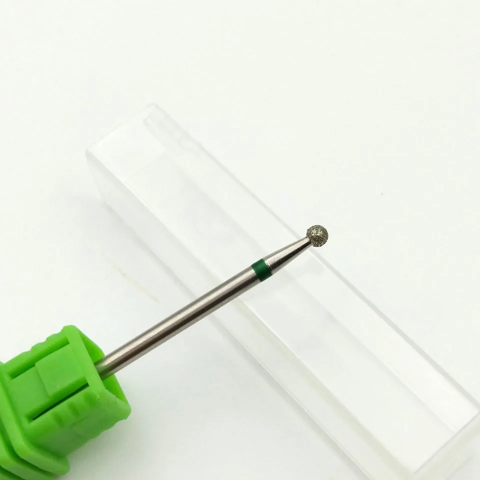 2 шт. алмазные шариковые фрезы для маникюра 3/32 дюйма|nail drill accessories|nail drillnail bits |