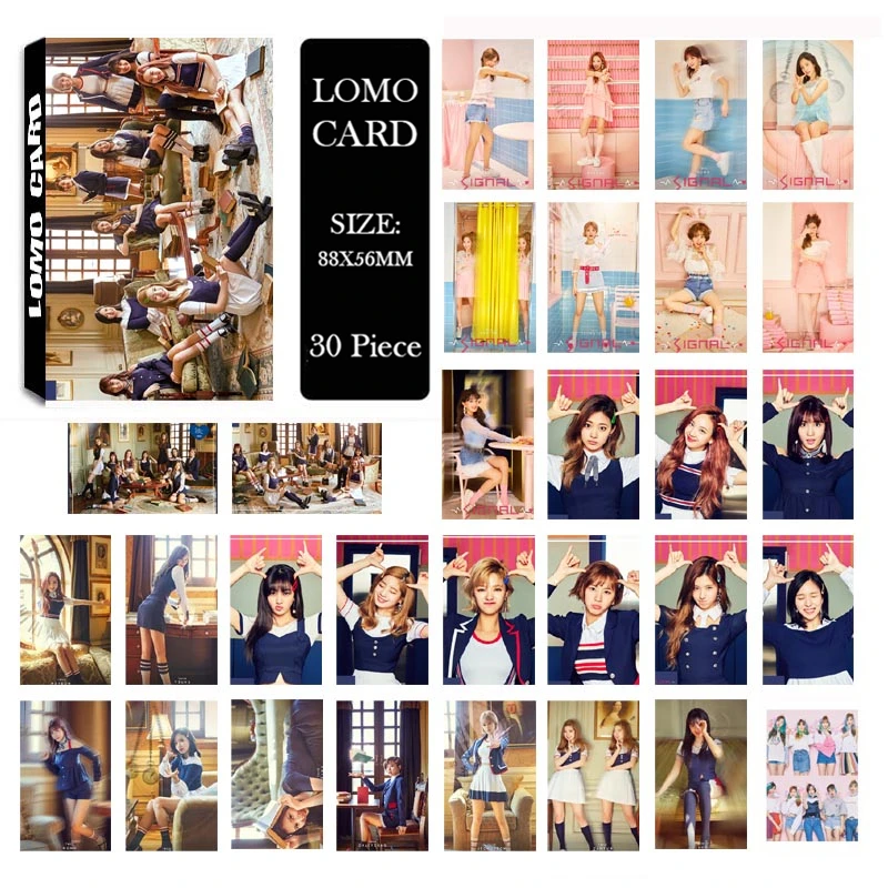 Youpop KPOP TWICE CHEER UP TT KNOCK альбом ломо карты K-POP Новая мода самодельная бумажная фото карта Фотокарта