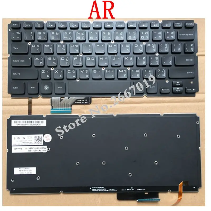 

Новая сменная клавиатура AR для ноутбука DELL XPS 14 15 XPS14 XPS15 L421X L521X L421 L521 с подсветкой