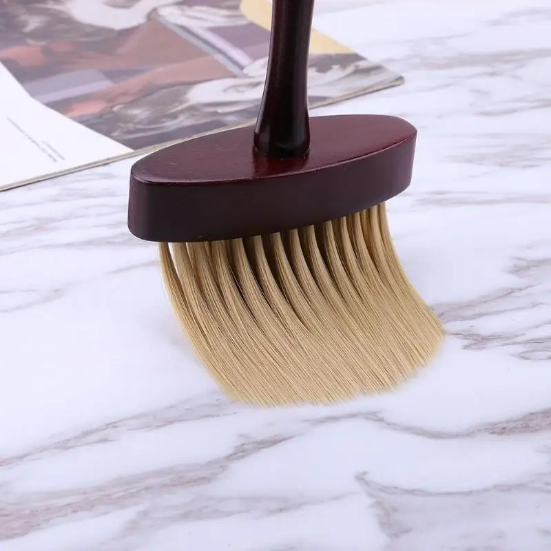 Hairdressing Neck Brush Barber Cleaning Hairbrush Professional Hair Sweep Brush Salon Barber Styling Hair Cutting Neck Duster