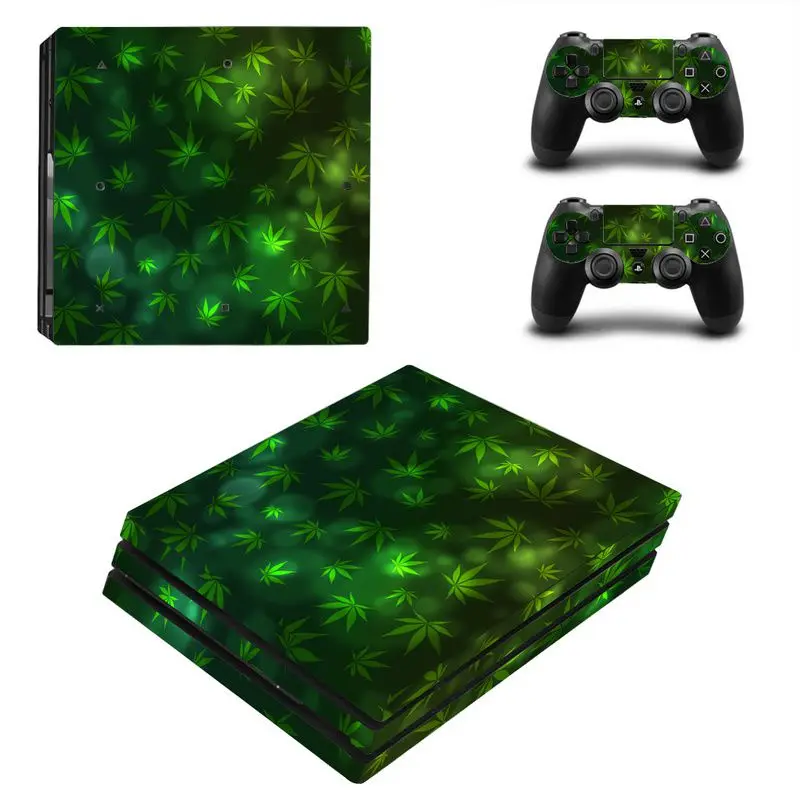 Виниловая наклейка Green Leaf для консоли PS4 Pro 2 шт. аксессуары игр Sony Playstation 4 |
