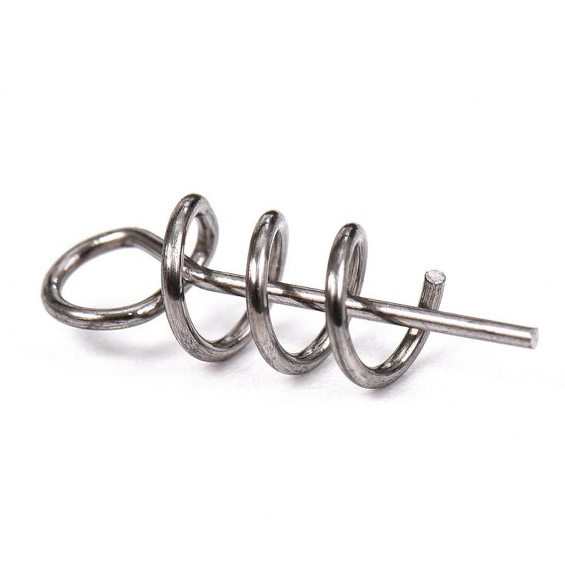 20/100 pcs Fishing Lures Soft Pin Fixed Needle Worms Bait With Spring | Спорт и развлечения