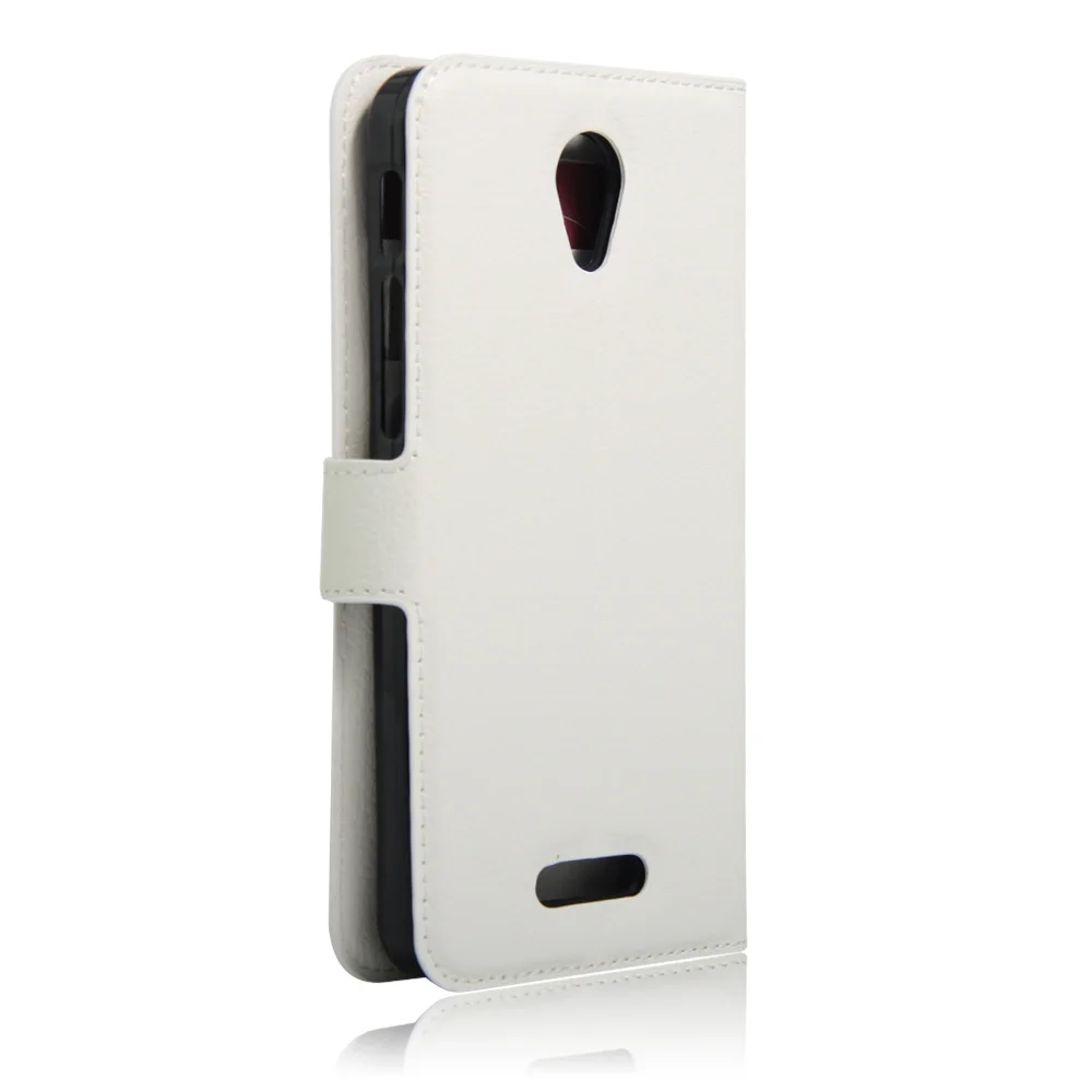 Кожаный чехол для телефона винтажный Чехол-кошелек Alcatel POP 4 5051D защитный