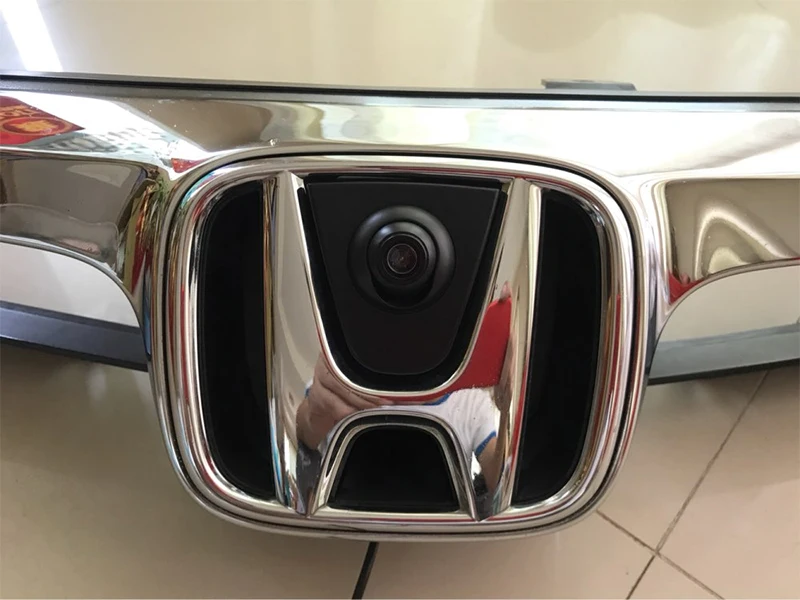 Sinairyu CCD Автомобильная Передняя камера с логотипом для Honda Accord CRV Odyssey XR-V Crosstour заднего вида