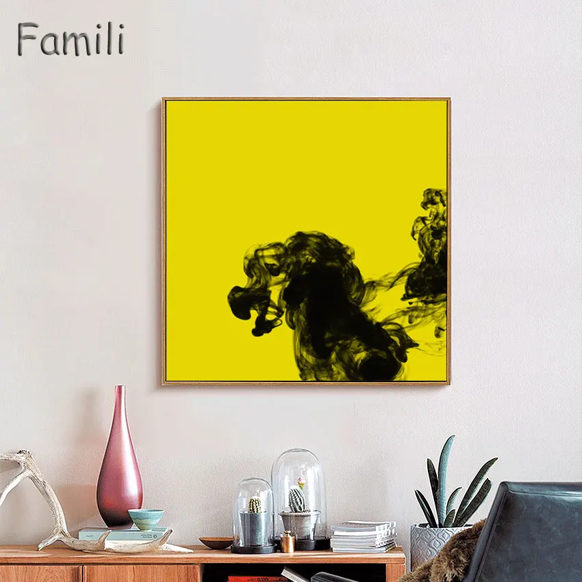 Modern Home Decor Art Picture Prints Black Undercurrent Decorative Paintings Nordic Style Paints Boards To Room 3 Panel No Frame | Дом и сад