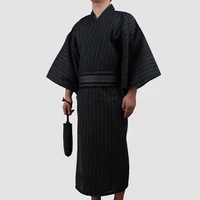 3pcset kimono suit male traditional japanese kimono with obi mens 100 cotton bath robe yukata man kimono nightgown a52603
