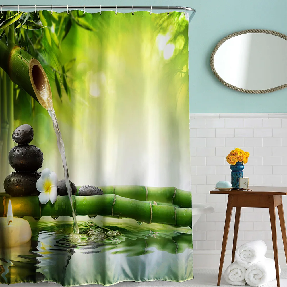 180x180 см занавески для ванной комнаты душа с 12 крючками|shower curtain|3d shower curtainbathroom curtain |