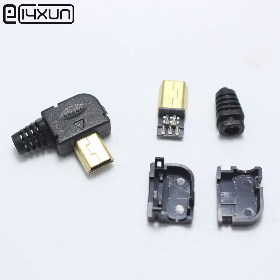 5 комплектов мини USB контактный штекер для сварки P с золотым покрытием левым