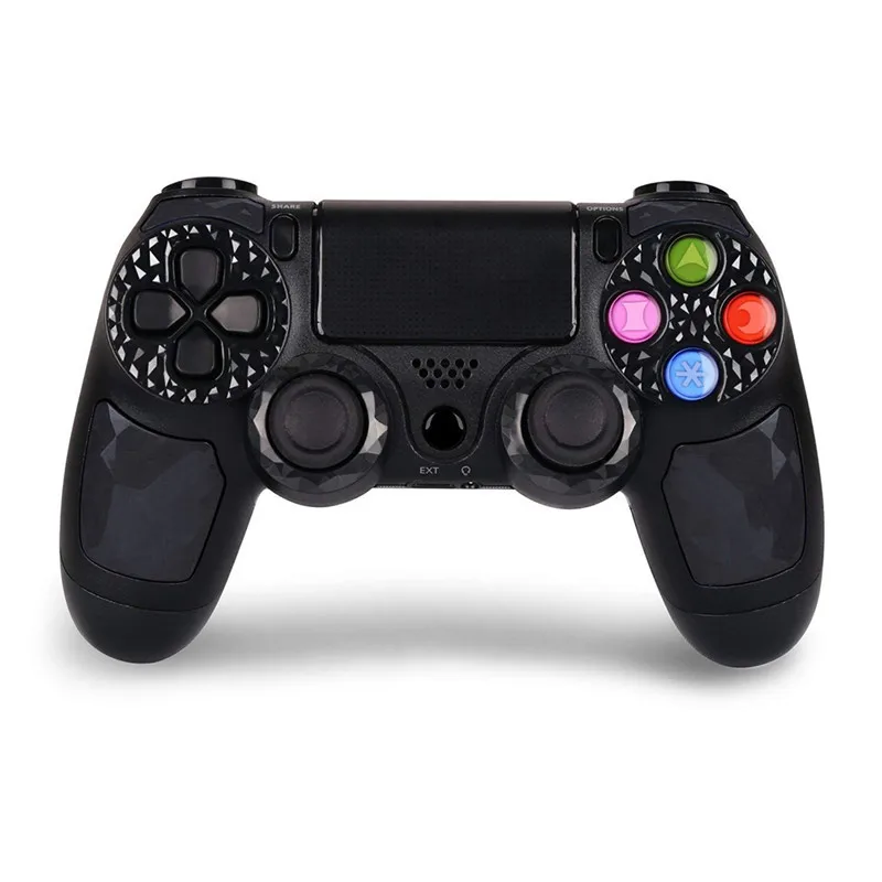 Низкая цена Bluetooth беспроводной геймпад джойстик для sony Playstation 4/PS4 Pro тонкий с 3,5 мм разъем гарнитуры для 10 штук - Цвет: Black
